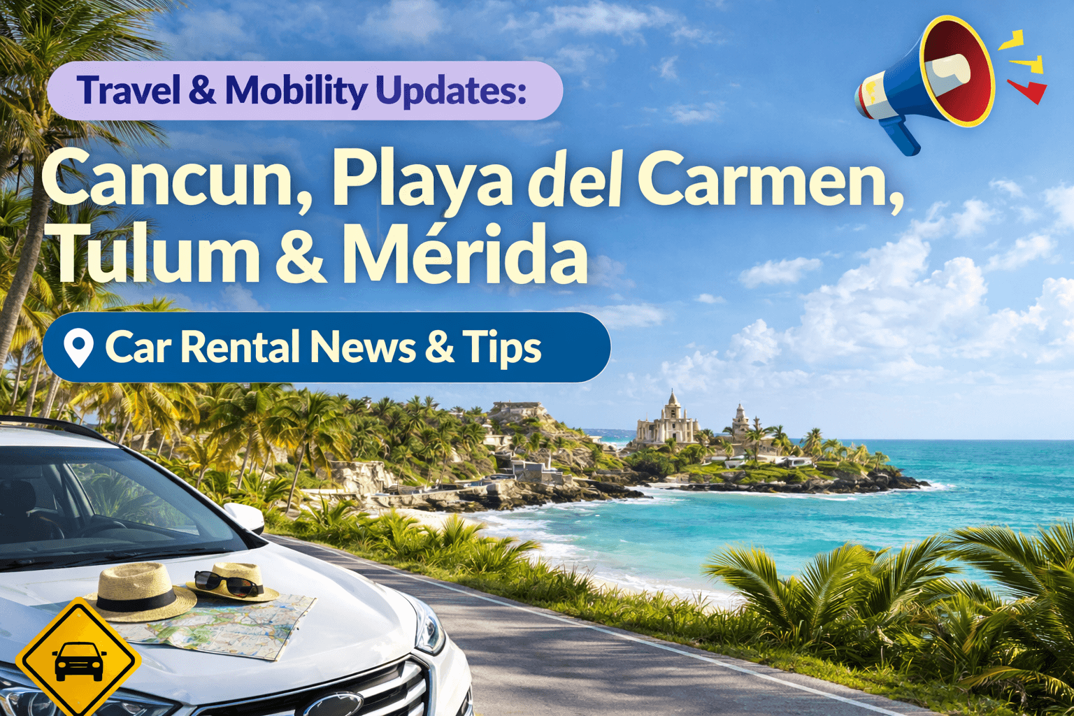 New Mobility Updates & Travel News for Cancun, Playa del Carmen, Tulum & Mérida Car Rentals