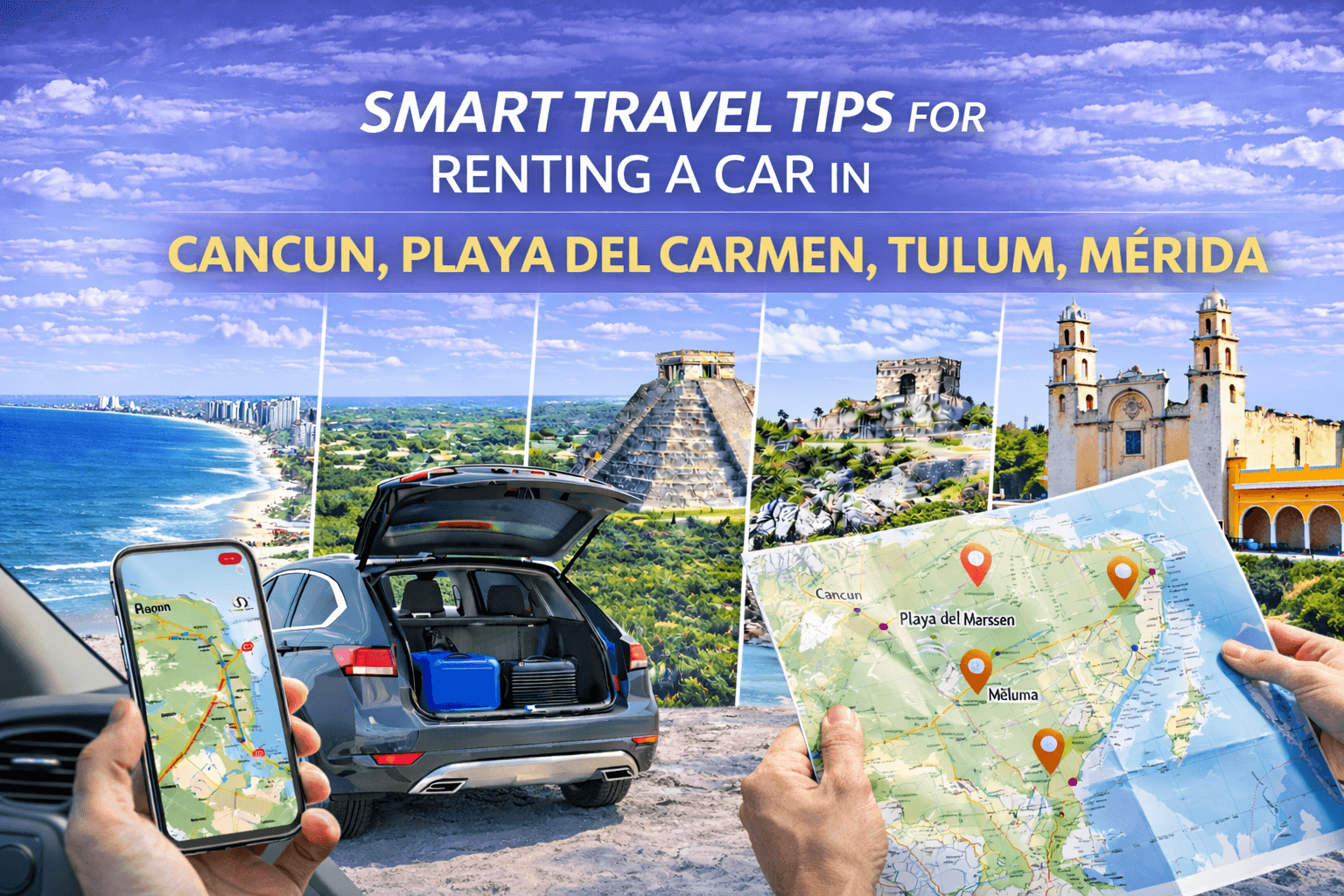 Smart Travel Tips for Renting a Car in Cancun, Playa del Carmen, Tulum & Mérida