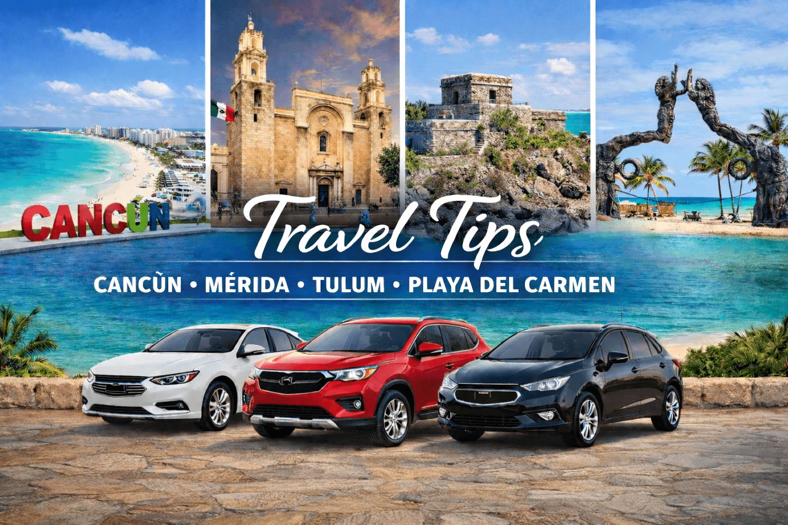 Ultimate Travel Tips for Renting a Car in Cancun, Playa del Carmen, Tulum and Mérida