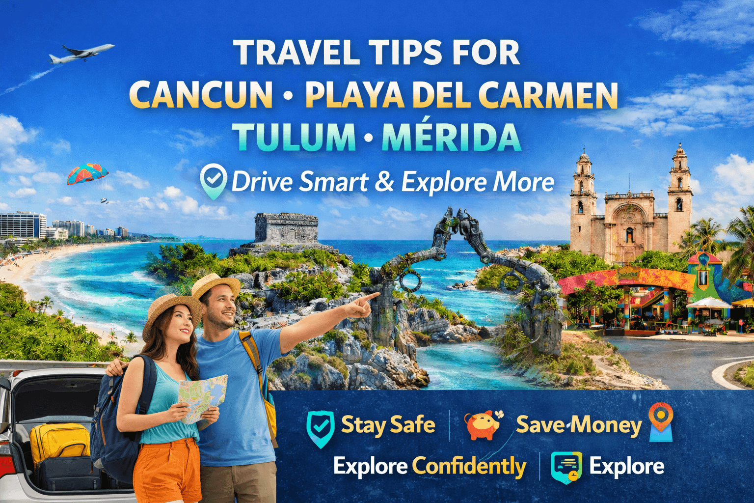 Travel Tips for Cancun, Playa del Carmen, Tulum & Mérida: Drive Smart & Explore More