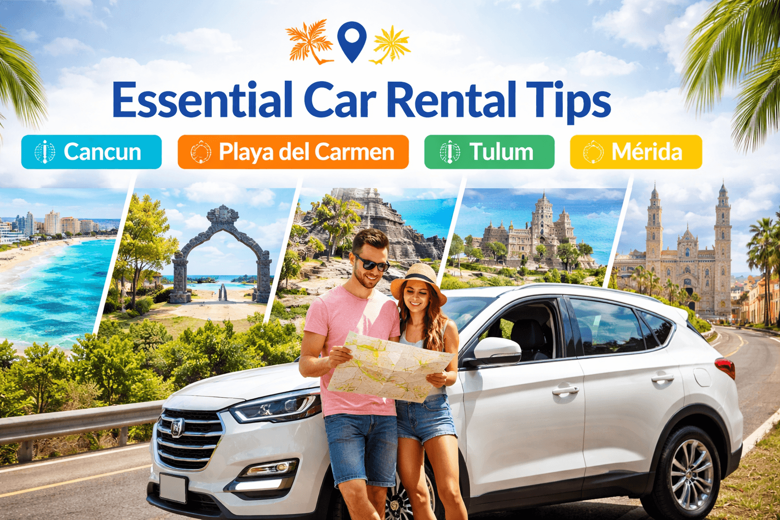 Best Car Rental Tips for Cancun, Playa del Carmen, Tulum & Mérida